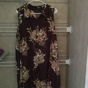 Floral high low dress